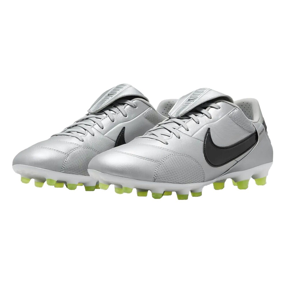 Men's Size 6 Nike Premier 3 Cleats Soccer Shoes 'Metallic Silver' AT5889 004